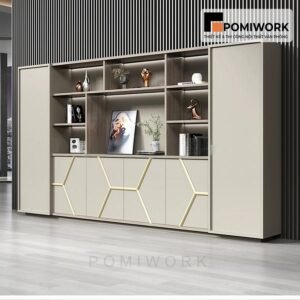 Tủ hồ sơ giám đốc bằng gỗ MDF - Kiểu dáng đẹp, đẳng cấp
