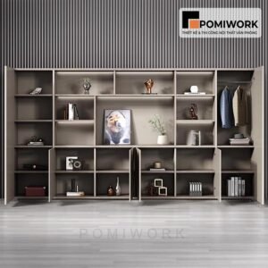 Tủ hồ sơ giám đốc bằng gỗ MDF - Kiểu dáng đẹp, đẳng cấp