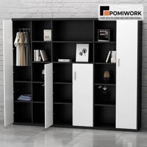 Tủ hồ sơ giám đốc đẹp - Phong cách tối giản, màu sắc trang nhã, tiện dụng