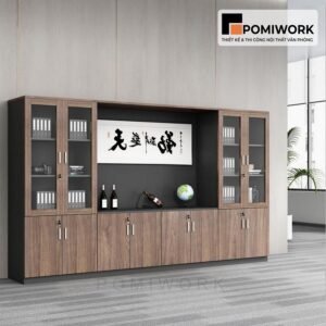 Tủ hồ sơ văn phòng giám đốc gỗ MF - Thiết kế hiện đại, bền đẹp