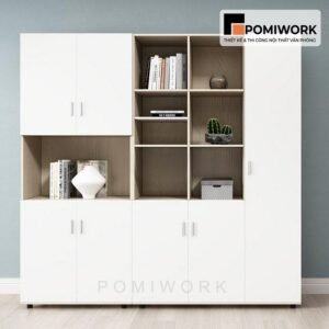 Tủ tài liệu giám đốc đẹp - Kiểu dáng đơn giản, tiện lợi, sang trọng