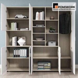 Tủ tài liệu giám đốc đẹp - Kiểu dáng đơn giản, tiện lợi, sang trọng