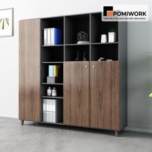 Tủ văn phòng giám đốc gỗ MDF - Kiểu dáng thanh lịch, giá tốt