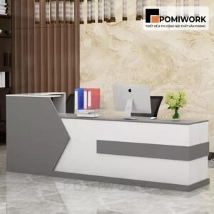 Quầy lễ tân cao cấp phong cách châu Âu – Bàn tiếp tân thiết kế tinh tế