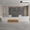 Quầy lễ tân đẹp tinh tế, kiểu dáng thời thượng – Bàn tiếp tân đẳng cấp cho không gian chuyên nghiệp