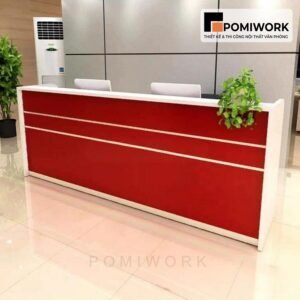 Quầy lễ tân giá rẻ - Bàn tiếp tân thiết kế trẻ trung, tiện dụng
