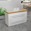 Quầy lễ tân gỗ MDF - Bàn tiếp tân phong cách tối giản, hiện đại