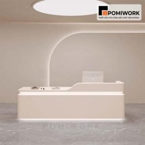 Quầy lễ tân hiện đại sang trọng – Bàn tiếp tân trẻ trung, tinh tế