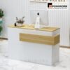 Quầy lễ tân hiện đại thiết kế sang trọng - Bàn tiếp tân nhỏ gọn cho văn phòng chuyên nghiệp