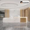 Quầy lễ tân hiện đại thiết kế tinh tế – Bàn tiếp tân cao cấp cho văn phòng đẳng cấp