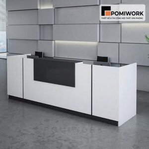 Quầy lễ tân sang trọng – Bàn tiếp tân thiết kế tối giản, tinh tế