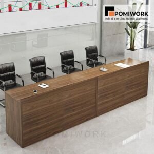 Quầy lễ tân văn phòng giá rẻ – Bàn tiếp tân đẹp, đơn giản và tiện dụng