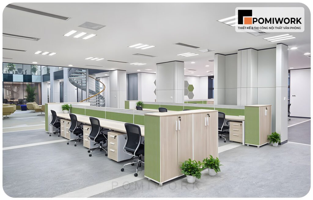 Thiết Kế Thi Công Nội Thất Văn Phòng Tại P. An Hội Đông Tp. HCM