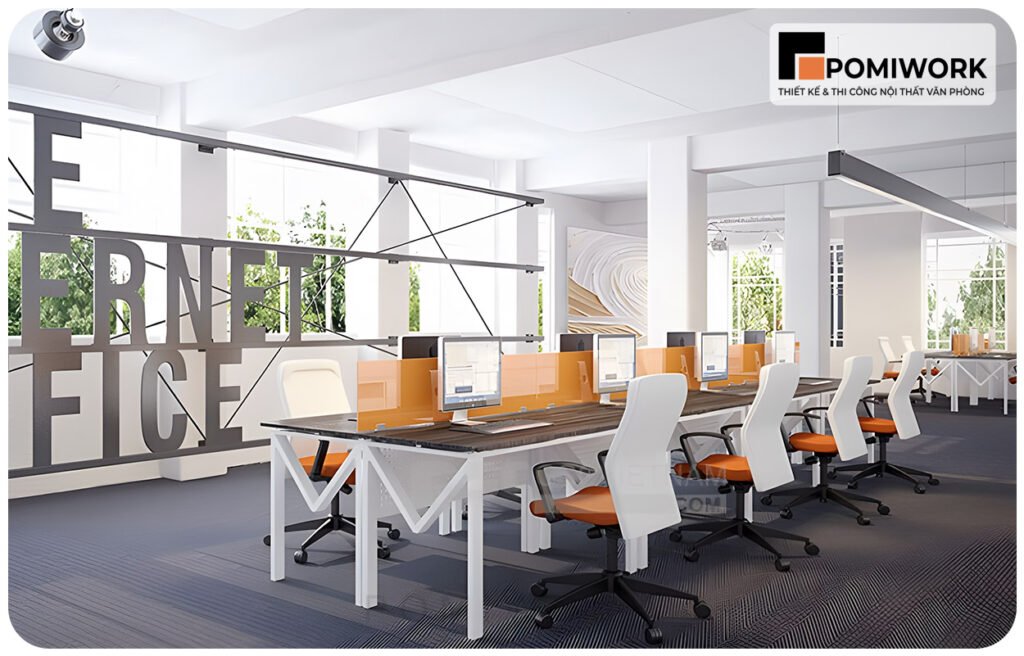 Thiết Kế Thi Công Nội Thất Văn Phòng Tại P. Thuận An Tp. HCM