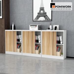 Tủ tài liệu cánh trượt giá rẻ - Tủ hồ sơ thiết kế nhỏ gọn, tiện ích