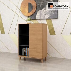 Tủ tài liệu gỗ cao cấp - Tủ hồ sơ văn phòng gọn đẹp, hiện đại