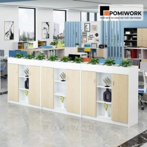 Tủ tài liệu gỗ hiện đại - Tủ văn phòng phong cách mới