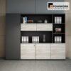 Tủ tài liệu gỗ MDF hiện đại - Thiết kế tủ hồ sơ đa năng, bền đẹp