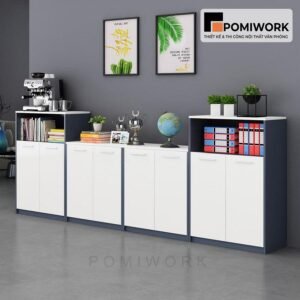 Tủ tài liệu kiểu dáng đơn giản – Bố trí tủ hồ sơ gọn gàng, đẹp mắt