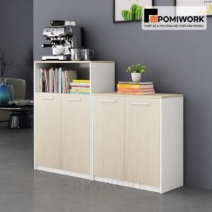 Tủ tài liệu kiểu dáng đơn giản – Bố trí tủ hồ sơ gọn gàng, đẹp mắt