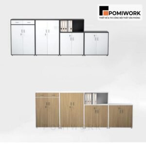 Tủ tài liệu văn phòng đẹp - Tủ hồ sơ hiện đại, bền chắc cho công ty