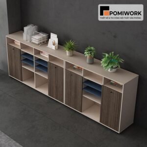 Tủ tài liệu văn phòng giá rẻ - Tủ hồ sơ tiết kiệm diện tích, hiện đại