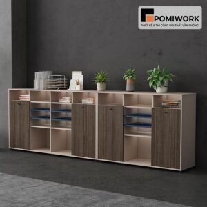 Tủ tài liệu văn phòng giá rẻ - Tủ hồ sơ tiết kiệm diện tích, hiện đại