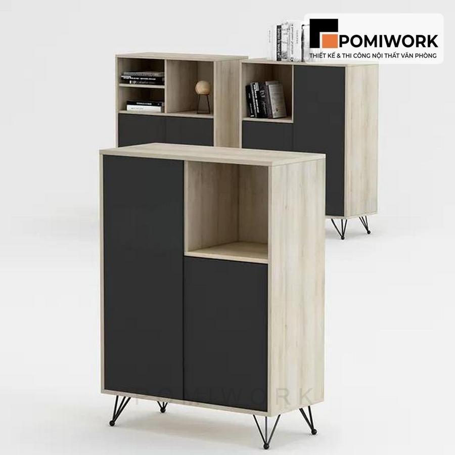 tu tai lieu van phong hien dai Tủ tài liệu văn phòng hiện đại – Tủ hồ sơ kết hợp kệ trưng bày