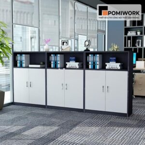 Tủ tài liệu văn phòng nhiều ngăn – Tủ hồ sơ gọn gàng, hiện đại